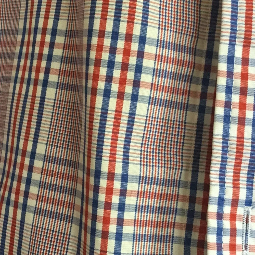 Banana Republic Plaid Non Iron Button Down Shirt Men’s Size L Slim Fit